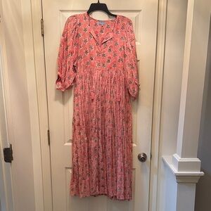 Ella Gray Floral Maxi Dress